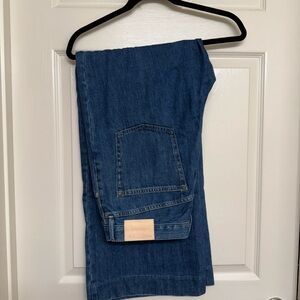 Everlane Blue Summer Wide Leg Jeans Classic Denim Style